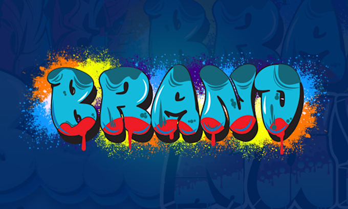 do custom lettering, graffiti, typography logo design