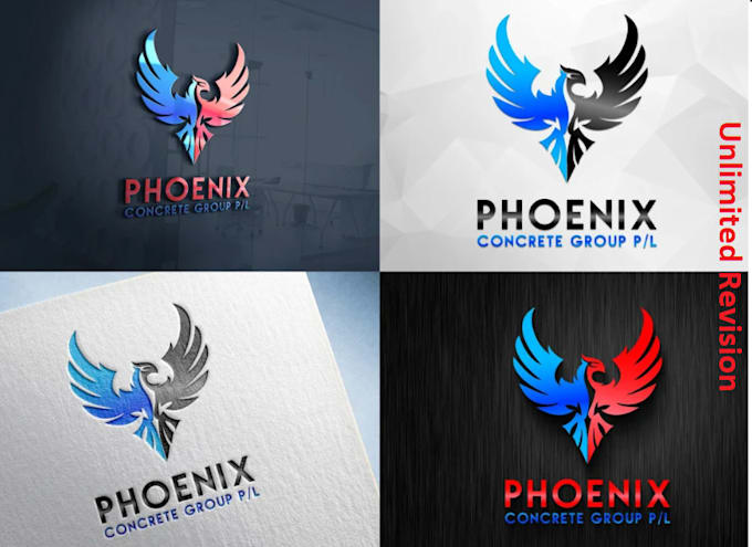 design high quality gaming phoenix  logo for you