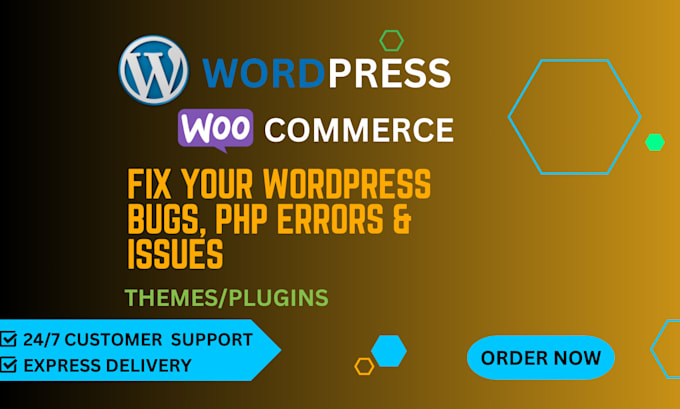 fix wordpress, PHP issues, woocommerce errors and customize