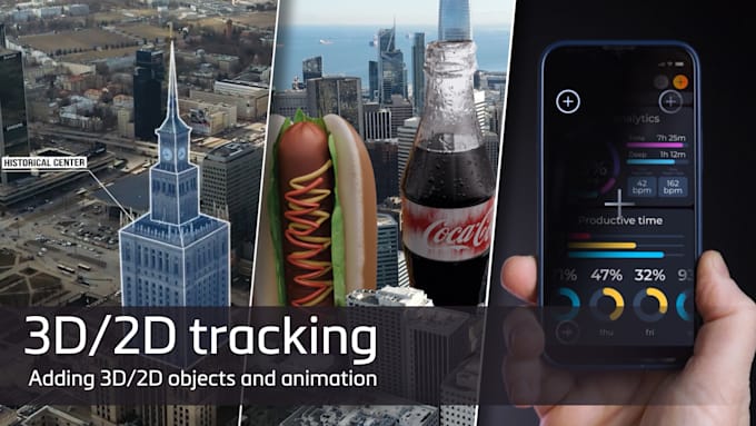 do camera tracking and motion graphics