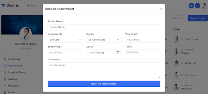 Develop a custom appointment booking system for dentists and hotels by ...