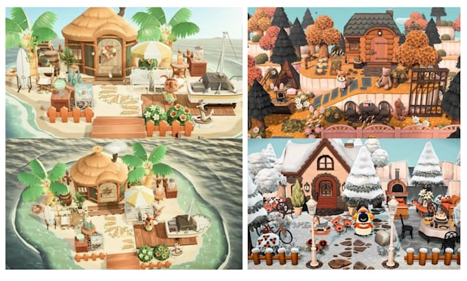 make animal crossing island structures, cliffs, maps, and layouts