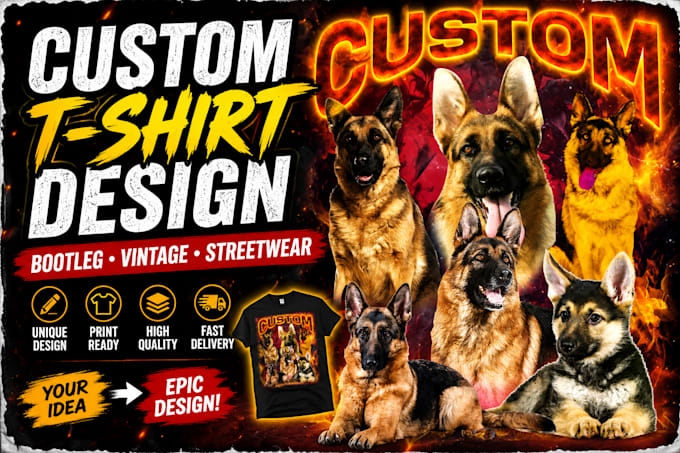 design custom bootleg vintage 90s t shirt
