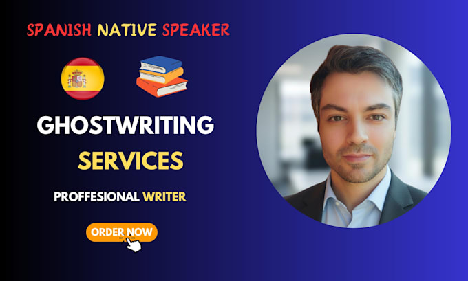 be your expert spanish ghostwriter for non fiction or fiction books