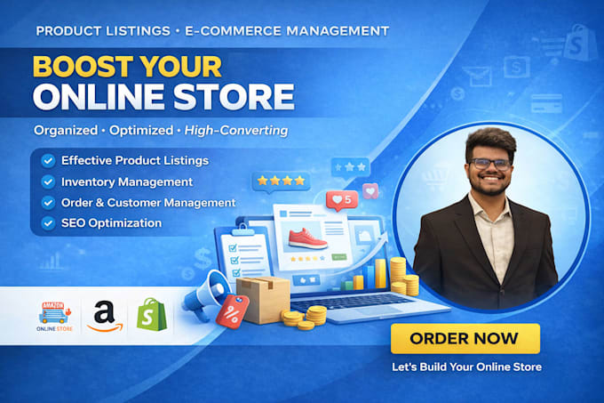 do product listing and ecommerce management for online shops