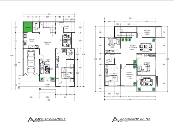 2d building plan design services