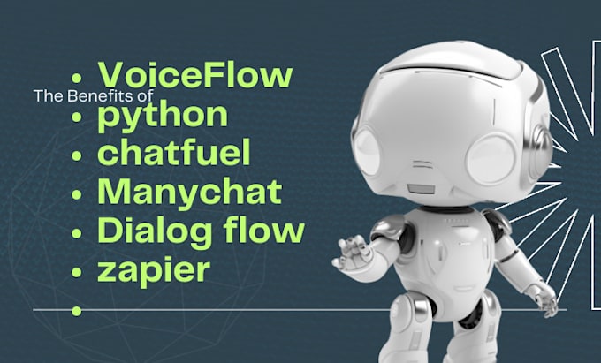 develop chatbots python voiceflow manychat IBM