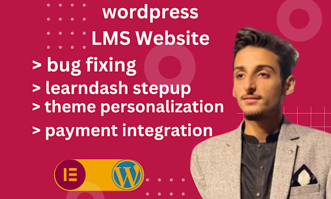 develop wordpress lms website and learndash lms