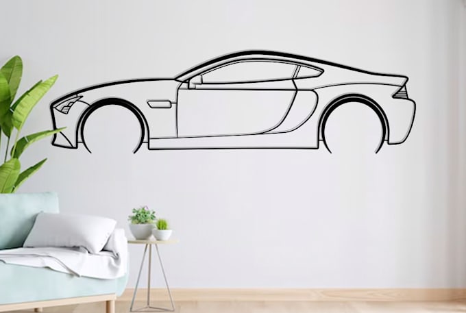 draw vector line art illustration