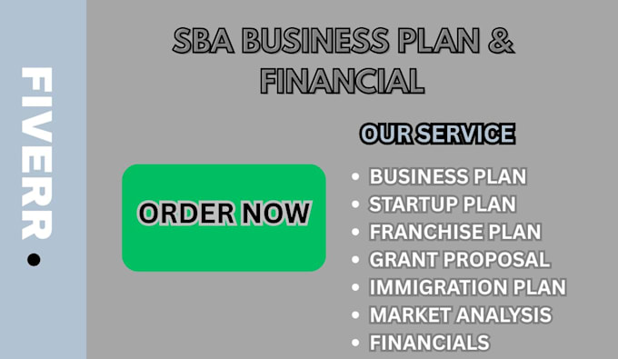 sba business plan, sba loan, sba proposal, financials sba business plan writer