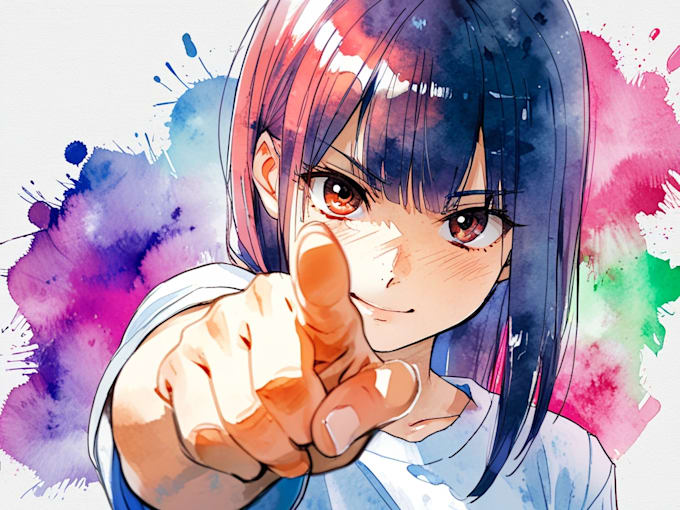 draw an illustration for you in style anime free reviews