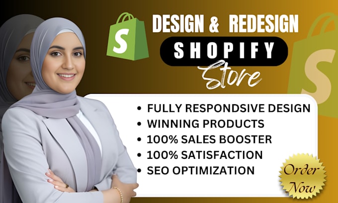 create redesign shopify website, dropshipping store, speed optimization website