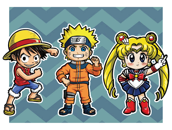 draw cute full body anime chibi art