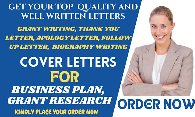 Write a perfect thank you letter, follow up letter, grant writing, bio ...