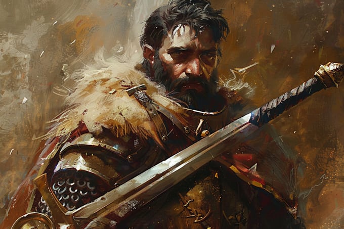 create a d and d character art and dnd art