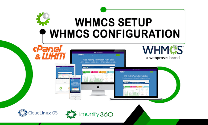 setup whmcs and complete full web hosting, reseller business