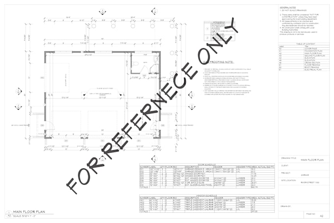 Design full residential drawing blueprint for construction permit by ...