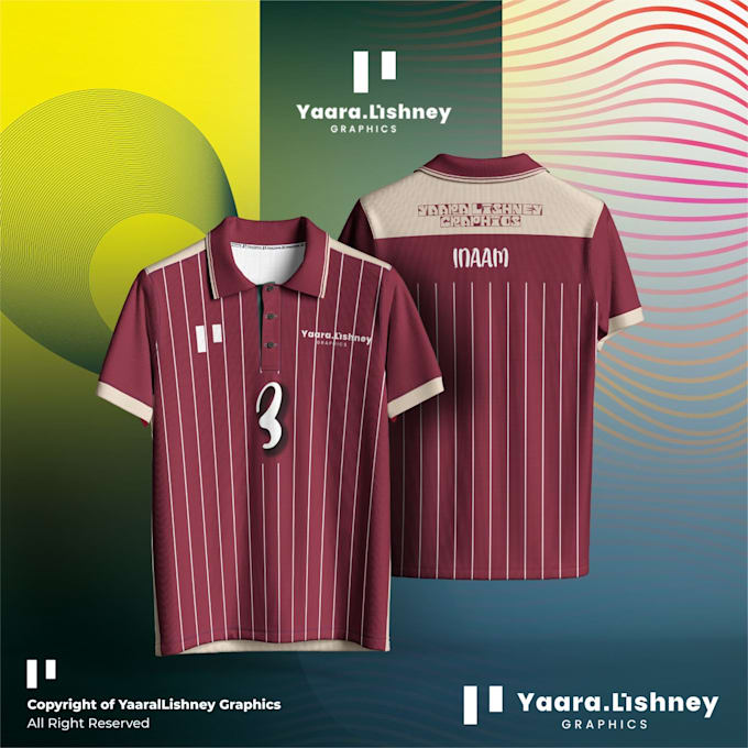 do custom jersey design and embroidery t shirt design