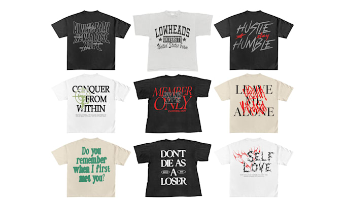 design typography streetwear design