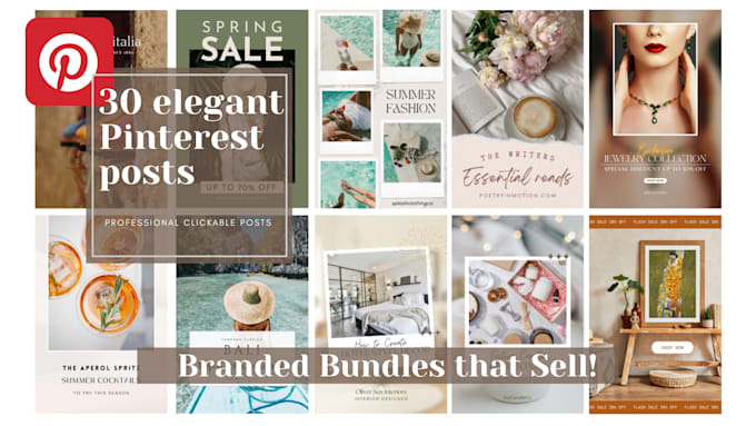Design social media pinterest posts that stand out and are elegantly ...