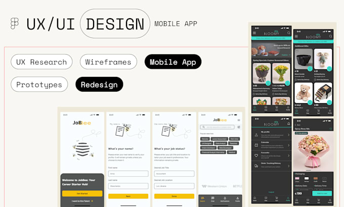 Create mobile app ux ui wireframes and prototypes by Kate_kulbanska ...