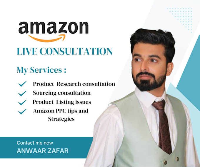 be your live amazon consultant, mentor, or coach