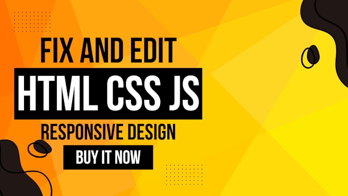 Edit html and css project by Houariabdelhadi | Fiverr