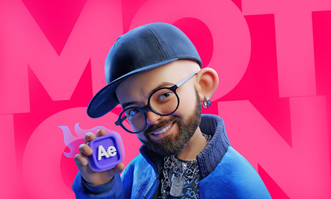 create fully custom eye catching motion graphics animation