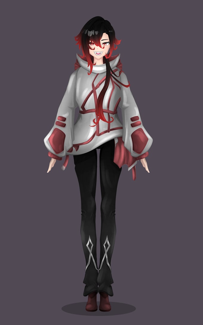 design and rig 2d vtuber model
