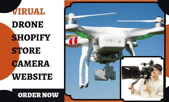 design drones shopify camera store photography camera shopify drones website