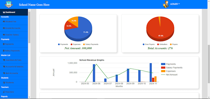 build a school management system for you
