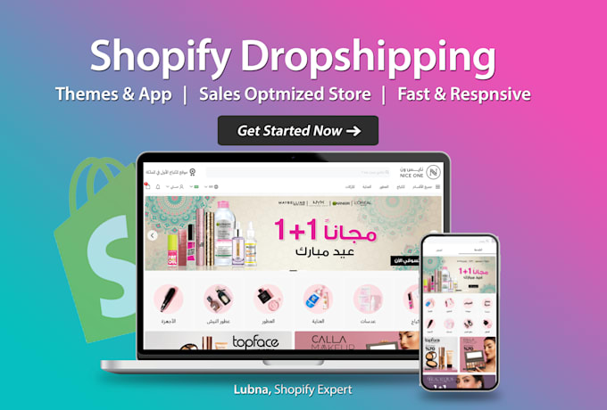 create shopify dropshipping store or dropshipping website