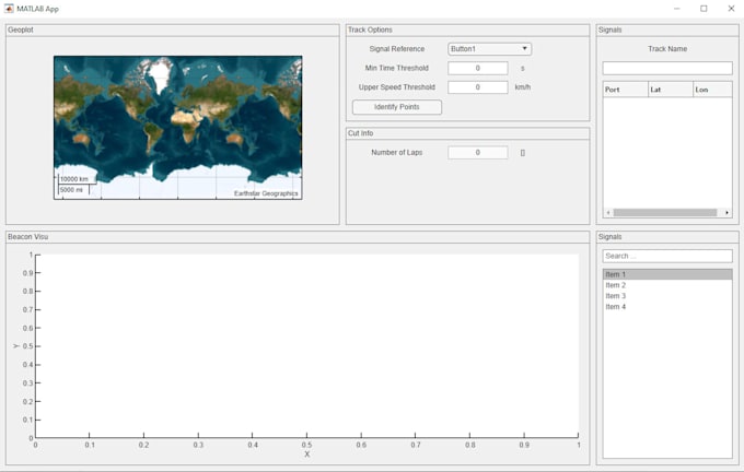Develop and customize gui in matlab app designer by Fabiocurtofc | Fiverr