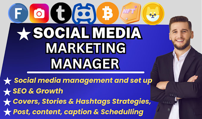 be your nft, crypto,token, web3, meme coin social media manager, content creator