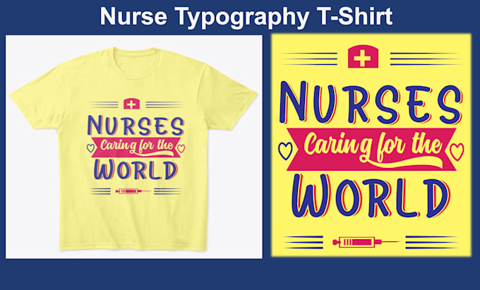 design creative typographic tshirt