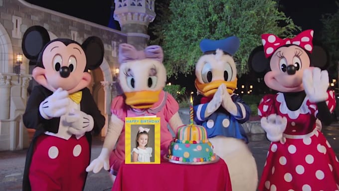 create personalised magical disney happy birthday videos