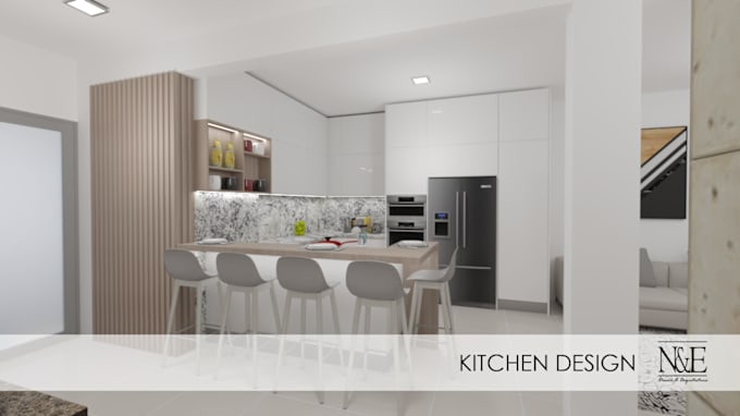design your kitchen with renders and plans