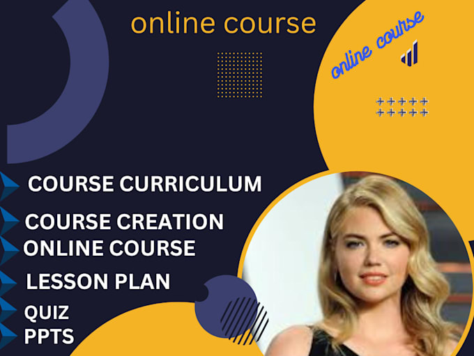 create online course, course creation, course curriculum, lesson plan, quiz, ppt