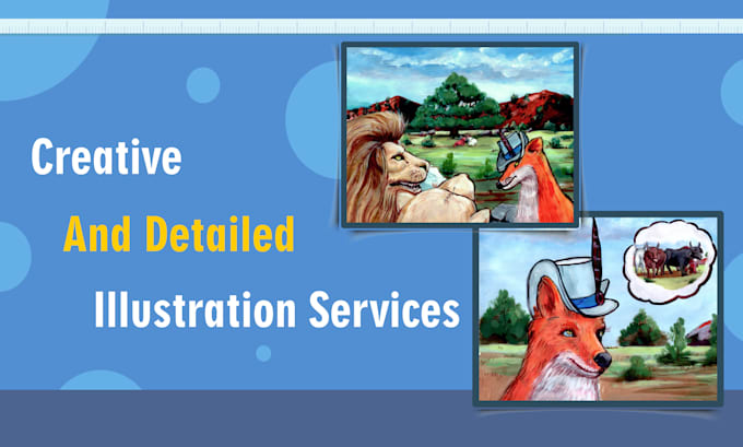 draw professional children story book illustration and cover