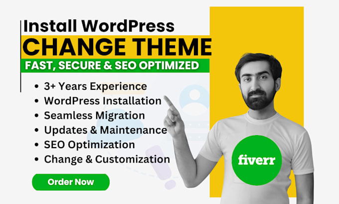 install, change, and customize your wordpress theme perfect