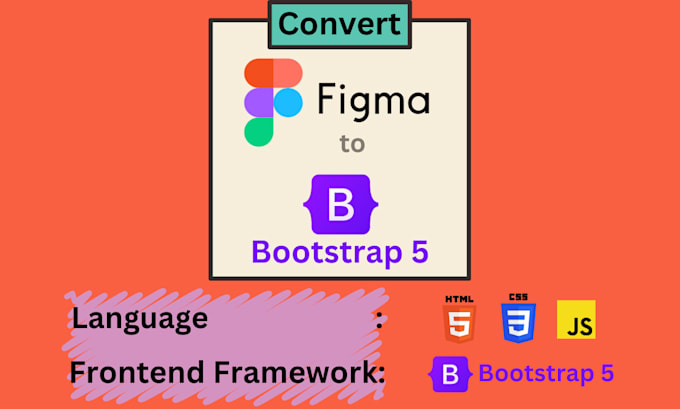 convert figma to bootstrap 5 responsive website