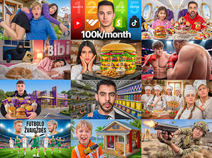 design catchy youtube thumbnail