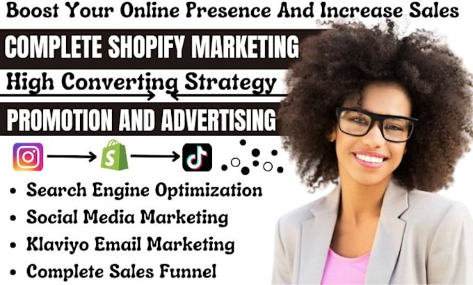 Boost shopify marketing sales, shopify promotion, klaviyo email flows ...