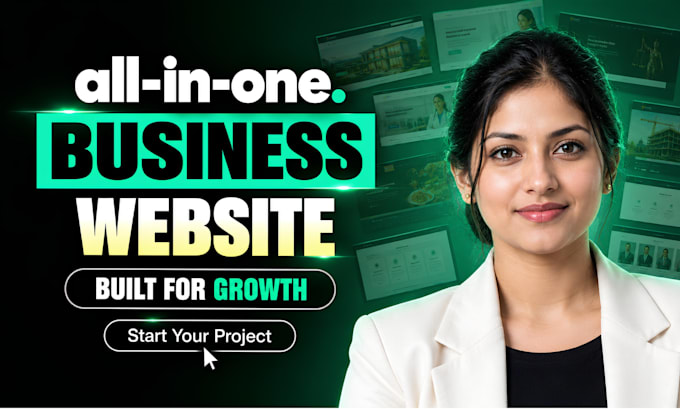 do the full business website development