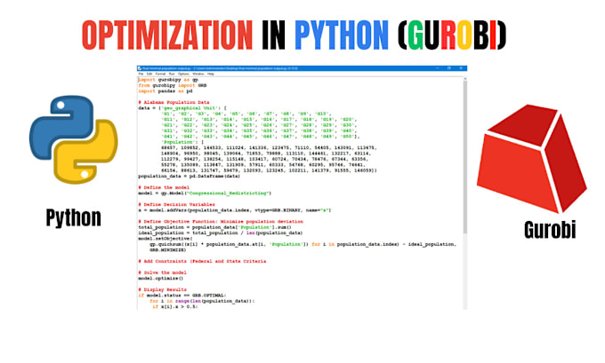 Do optimization projects by using gurobi libaray in python by Ayatali8 ...