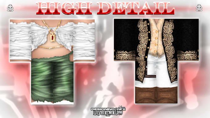 custom orders, clothes, gfx, ugc