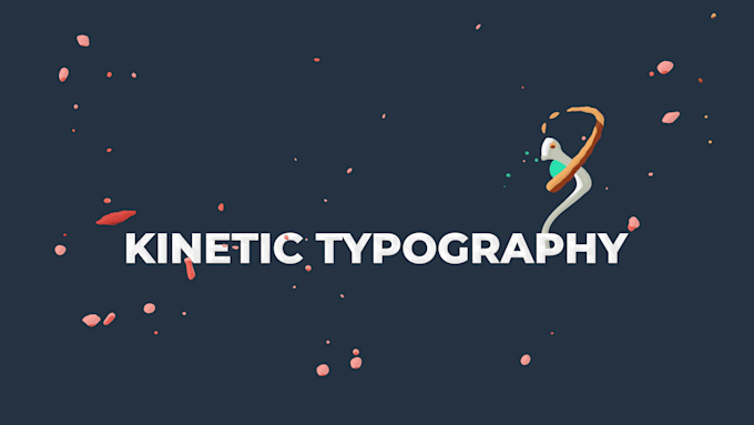 create custom text titles animation kinetic typography video