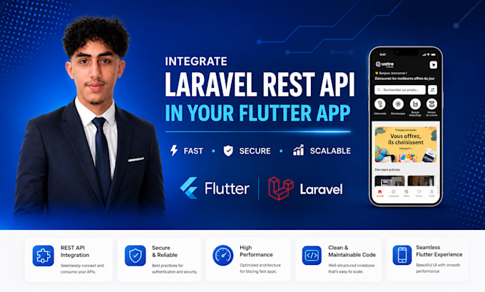 build or integrate a laravel rest API with your flutter app