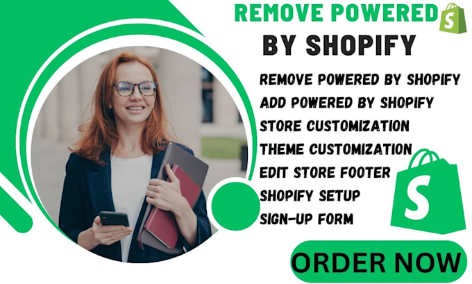 remove powered by shopify and customize your store footer professionally