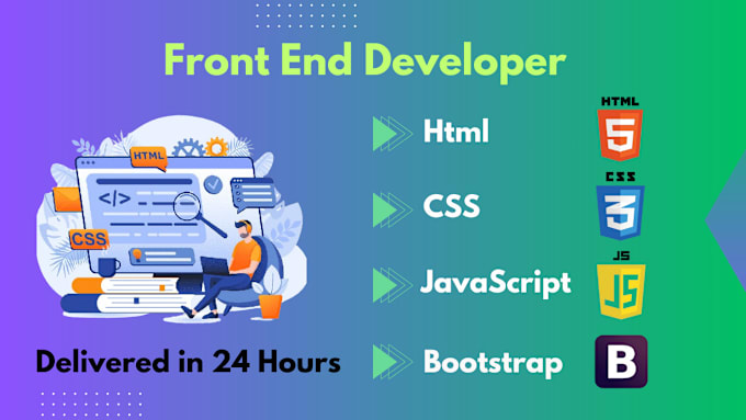 Develop responsive websites using bootstrap 5, html, css, and ...